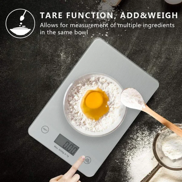 magasin en ligne france Universal 11 Lb/5 Kg Balance De Cuisine Domestique Balance électronique Des Ali… 6