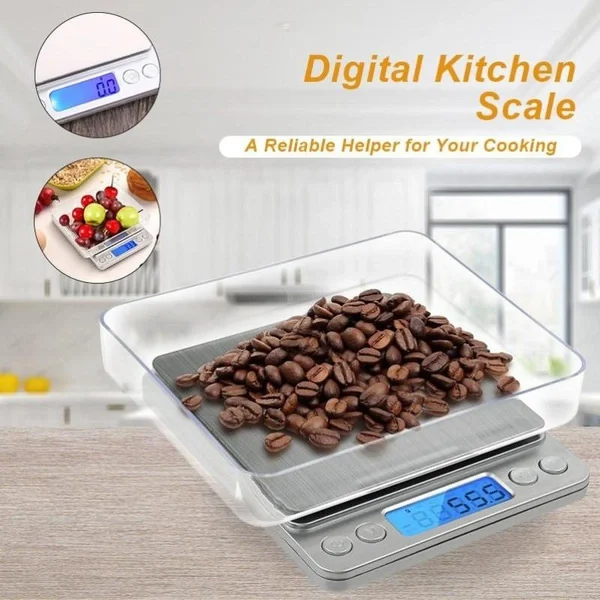 vente luxe pas cher Universal 3kg Électronique Maison Cuisine Échelle Alimentation Épices Écaill… 6