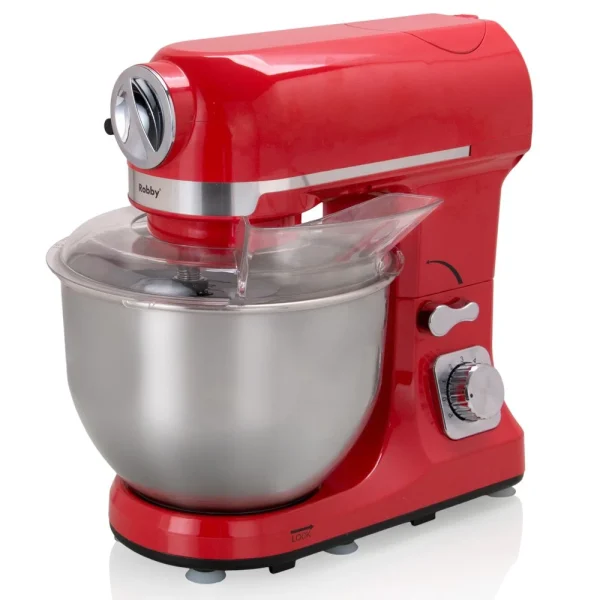Robby – Robot Multifonctions 5l 1000w Rouge Avec Hachoir Et Blender 1,… en vente 3
