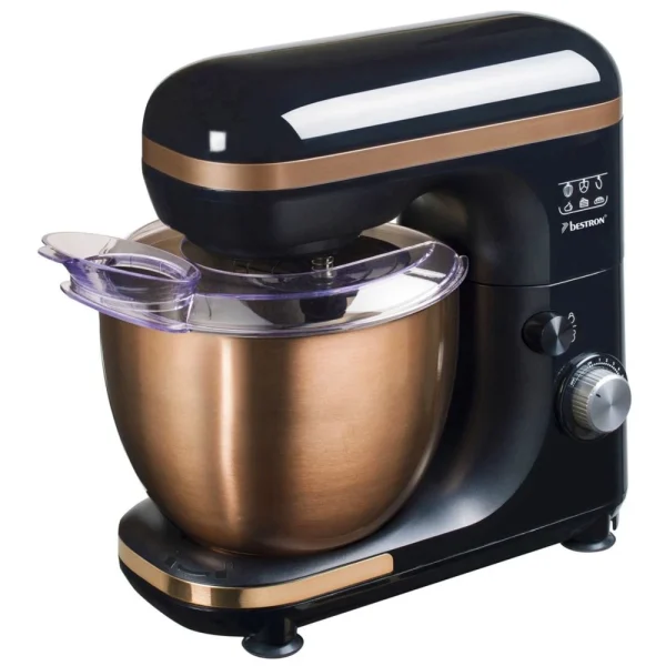 marque pas cher en ligne Robot Pâtissier 5l 1000w Cuivre – Akm900co – BESTRON 1