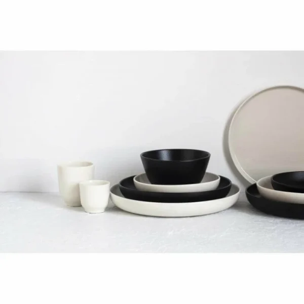 Assiette Plate Porcelaine Noire 22 Cm Adélie Revol officiel 5