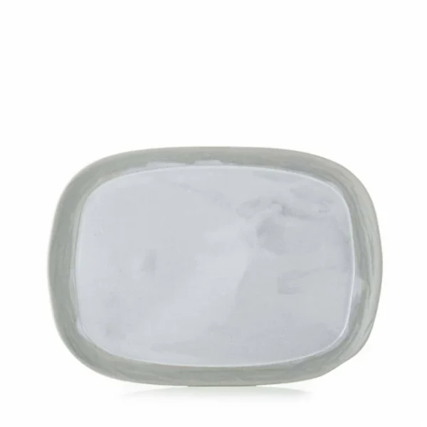 achat Assiette Rectangulaire Blanc Arctique 33 Cm No.W Revol 1