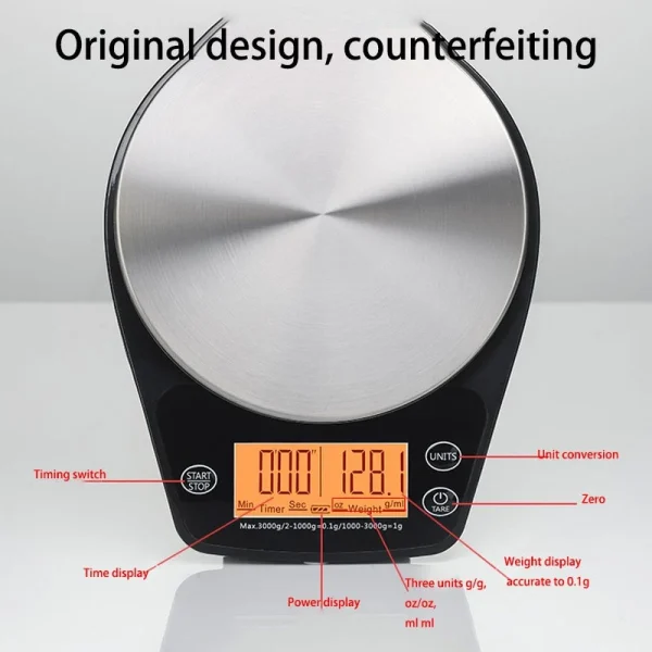 Meilleur Prix Garanti Universal Balance électronique De Cuisine De Haute Précision, Rétroéclairée… 4