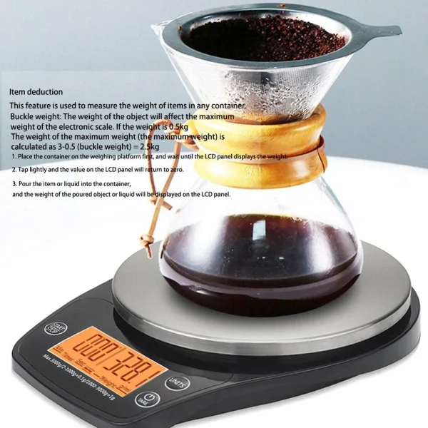 Meilleur Prix Garanti Universal Balance électronique De Cuisine De Haute Précision, Rétroéclairée… 5