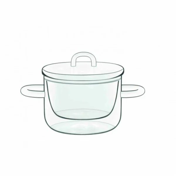 de garantie authentique Casserole En Verre Double Paroi 25 Cl (x2) Luigi Bormioli THERMIC GLASS 1