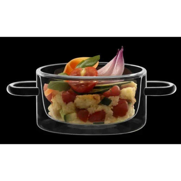 boutique en ligne Casserole En Verre Double Paroi 27 Cl (x2) Luigi Bormioli THERMIC GLASS 3