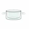 boutique en ligne Casserole En Verre Double Paroi 27 Cl (x2) Luigi Bormioli THERMIC GLASS 5