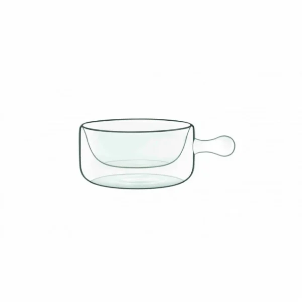 Casserole Verre Double Paroi 16 Cl (x2) Luigi Bormioli THERMIC GLASS qualité supérieure 1