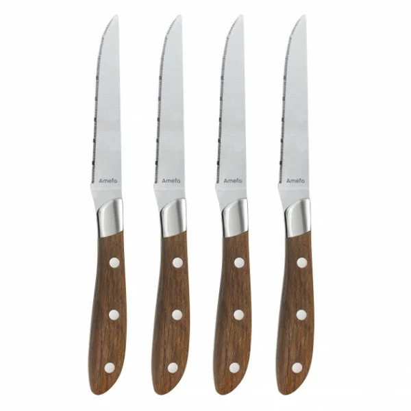 Coffret 4 Couteaux Steak Achille 23 Cm Amefa soldes en ligne 1