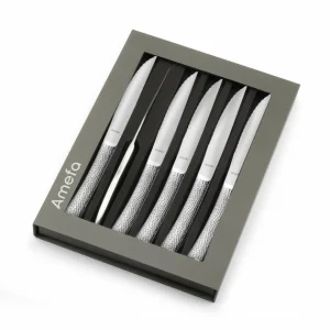boutiqued pas cher Coffret 6 Couteaux Steak Bongo 23 Cm Amefa 9