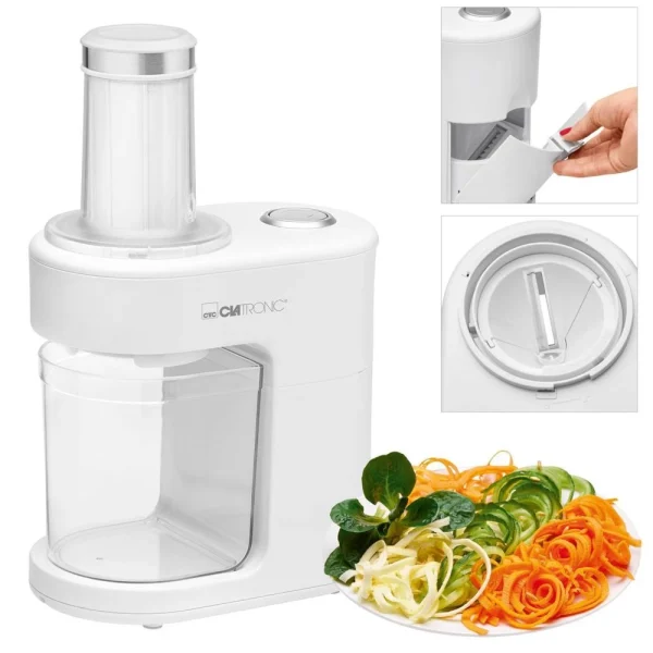 Découpe Légume Spirale 85W Clatronic ME 3673 vente pas cher 1