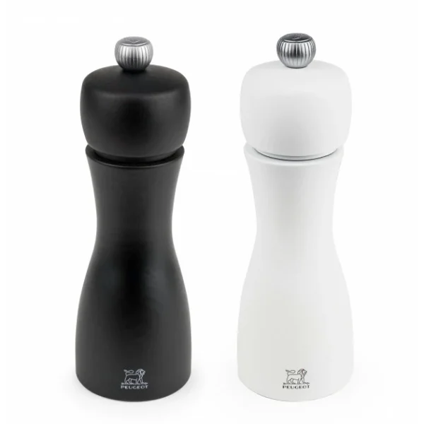 Duo Moulin à Poivre Et à Sel Tahiti 15 Cm Noir Et Blanc Peugeot mode pas cher 1