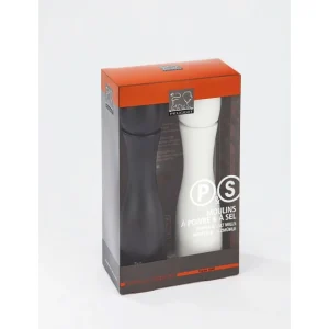 grossiste Duo Moulin à Poivre Et à Sel Tahiti 20 Cm Noir Et Blanc Peugeot 9