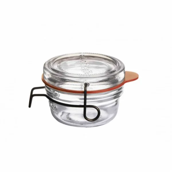 outlet soldes Luigi Bormioli FIN DE SERIE Bocal En Verre 8 Cl (x6) Lock Eat 1