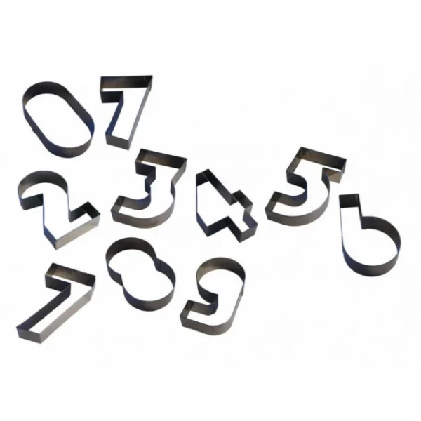 boutique FIN DE SERIE Chiffre Inox 3 Moule-Découpoir 100 Mm Gobel 3