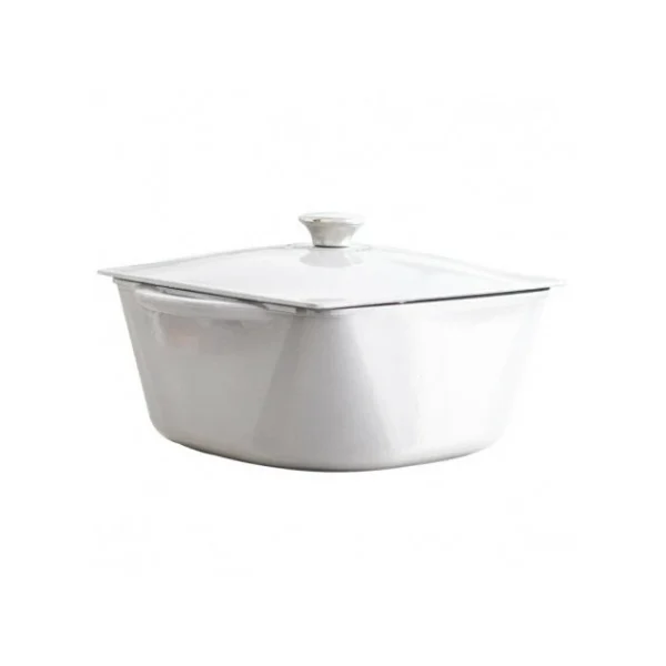 Retour Facile et Gratuit FIN DE SERIE Cocotte En Fonte Carronde 24 Cm Blanc Chasseur 4