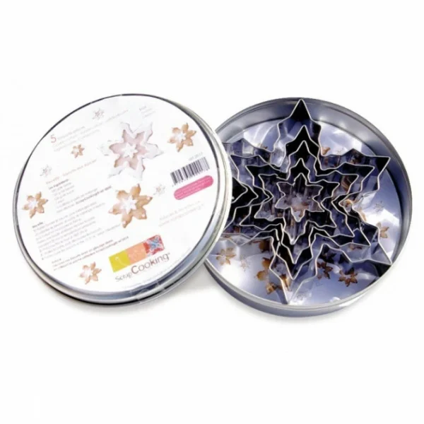 Protections acheteurs SCRAPCOOKING FIN DE SERIE Découpoirs Flocons (x5) 1