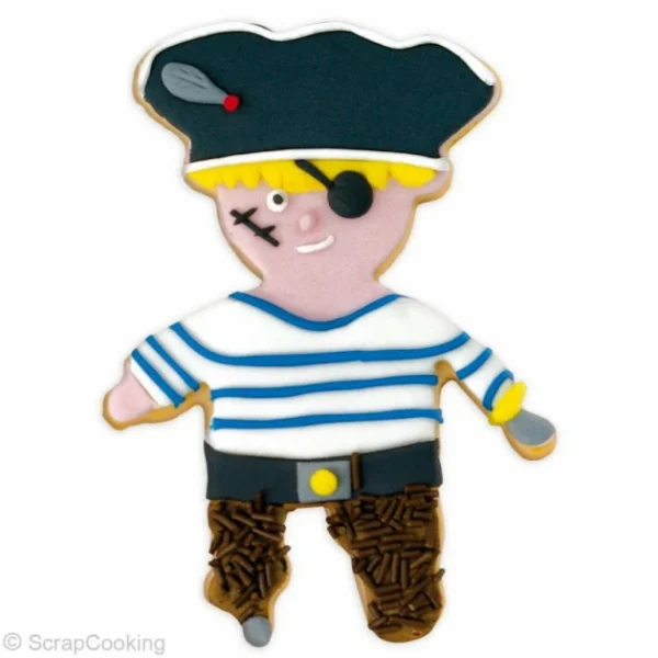 Couleurs variées SCRAPCOOKING FIN DE SERIE Découpoirs Pirate (x4) 4