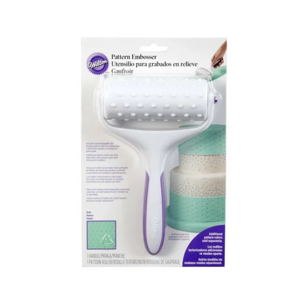 FIN DE SERIE Rouleau A Empreinte Pois Pour Pâte à Sucre Wilton magasin pour 4