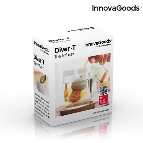 Infuseur à Thé En Forme De Scaphandrier En Silicone Boule A Thé Dro… Prix très abordable 3