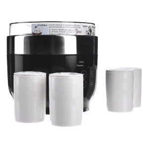 Top ventes JG 80 Jona Yaourtière 1.2L 20W 230V 4 Tasses Arrêt Automatique Plast… 13