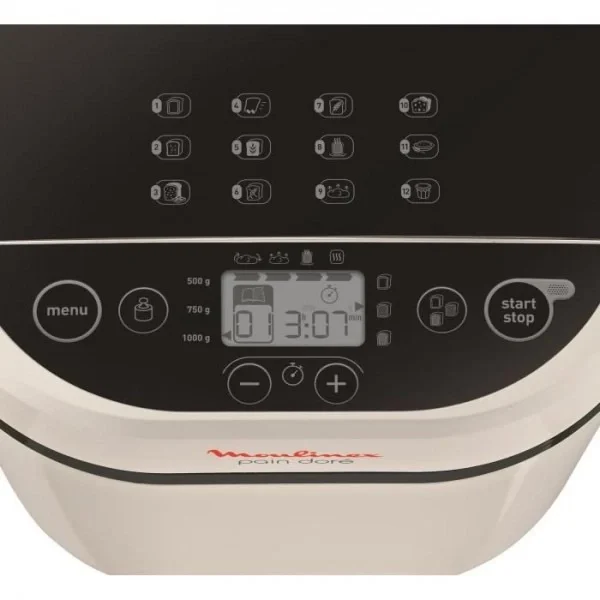 Achat Machine A Pain MOULINEX OW210130 Pain Doré 1 Kg, 12 Programmes, Pro… 4