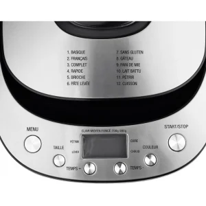 REMISE Machine à Pain Smart-B – 12 Programmes – 900g – Noir 11