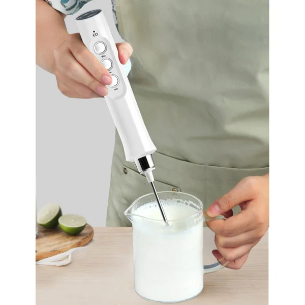 design à la mode Universal Mélangeur électrique à 3 Modes Porte-lait Mélangeur à œufs Avec … 3