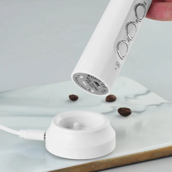 design à la mode Universal Mélangeur électrique à 3 Modes Porte-lait Mélangeur à œufs Avec … 4