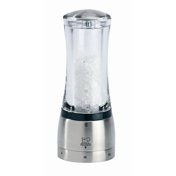 ﻿soldes Moulin à Sel Daman U’Select 16 Cm Transparent-Inox Peugeot 1