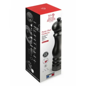 Moulin à Sel Paris Chef U’Select 22 Cm Carbone Peugeot Distributeur Officiel 6