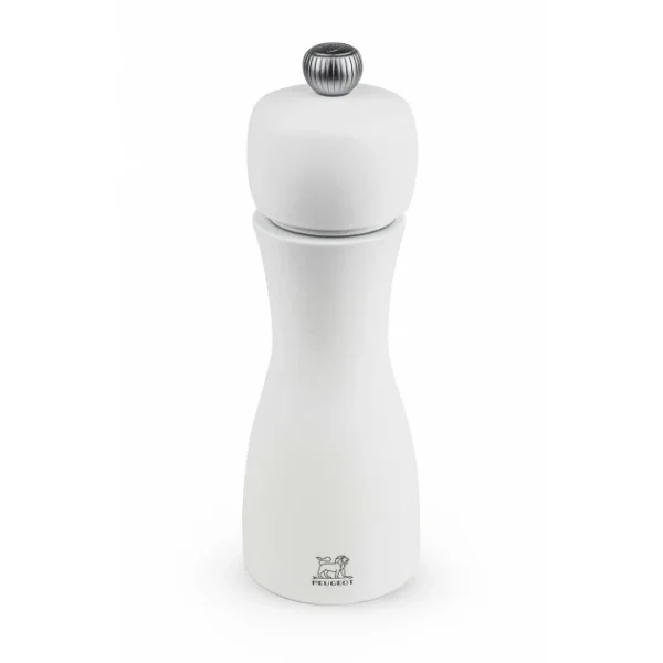 Moulin à Sel Tahiti 15 Cm Blanc Mat Peugeot vente luxe pas cher 1
