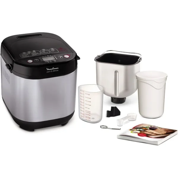 Machine à Pain 1000g 720w Noir Et Inox – Ow240e30 – MOULINEX meilleur service 3