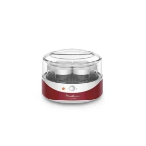 se précipiter pour acheter MOULINEX YG229510 Yogurteo Yaourtiere 7 Pots – Rouge Et Blanc 9