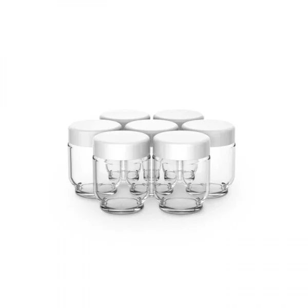 se précipiter pour acheter MOULINEX YG229510 Yogurteo Yaourtiere 7 Pots – Rouge Et Blanc 6