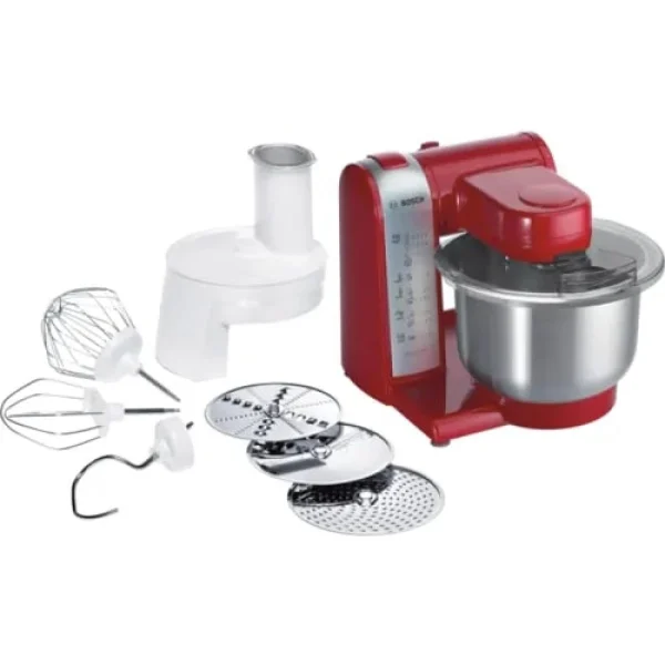 Bosch MUM48R1 Robot Multifonction Lame Réglable 600W Plastique Acier Inoxyd… magasin pour 5
