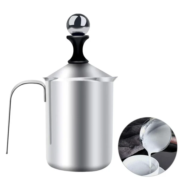 achetez Universal Pompe à Main En Acier Inoxydable Pour Le Lait, Café à Double Filet,… 3