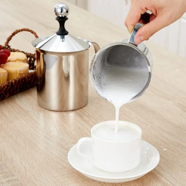 achetez Universal Pompe à Main En Acier Inoxydable Pour Le Lait, Café à Double Filet,… 4
