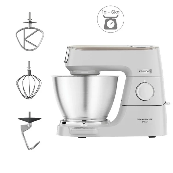 Retour Facile et Gratuit Robot Pâtissier KENWOOD KVC65.001WH Titanium 5