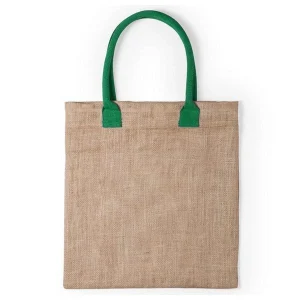 Sac En Jute Et Coton – Sac Cabas Et De Course 100% Cotton Et Jute Coul… magasin solde 9
