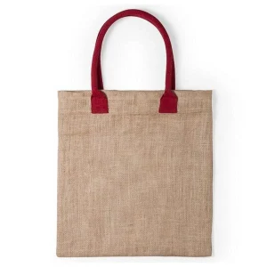 Sac En Jute Et Coton – Sac Cabas Et De Course 100% Cotton Et Jute Coul… magasin solde 11