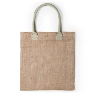 Sac En Jute Et Coton – Sac Cabas Et De Course 100% Cotton Et Jute Coul… magasin solde 15