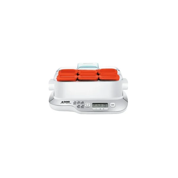 Yaourtière Multi Délices Express Compact – YG660100 – Blanc/Rouge Top ventes 1