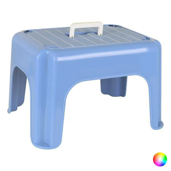 Tabouret En Plastique (38 X 30 X 24 Cm) Couleur – Bleu grande popularité 1